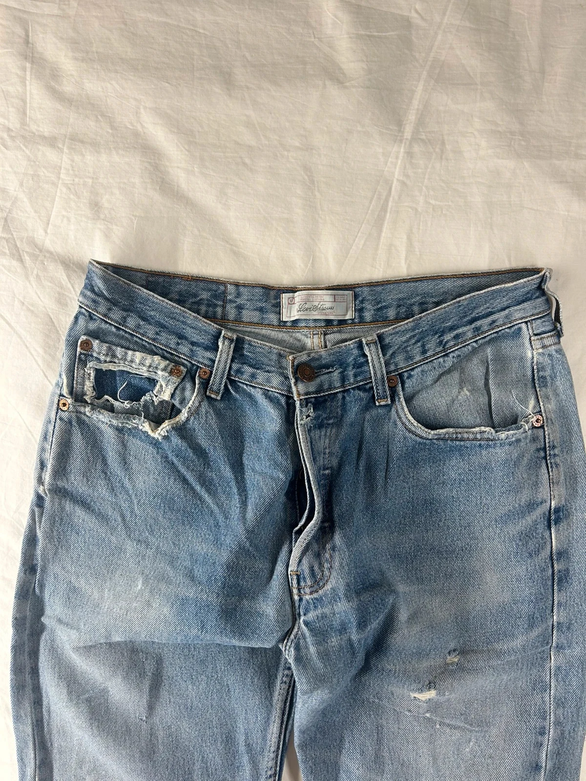 Lichte blauwe rechte jeans signature levi´s strauss w32 l34 – photo 3